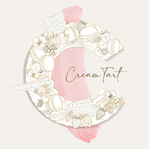 Cream Tart LETTERE Femminili