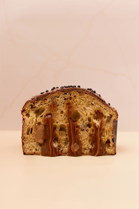 Panettone Caramello salato, Pere e Noci